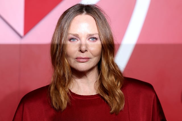 Stella McCartney poses on the red carpet of The Fashion Awards 2024 at the Royal Albert Hall in London, Britain, December 2, 2024. REUTERS/Hannah McKay/File Photo