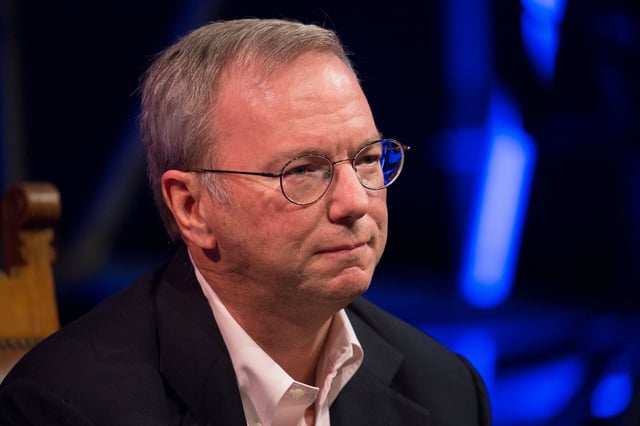 AMSTERDAM, NETHERLANDS - MAY 24: Eric Schmidt, CEO of Alphabet, parent company of Google, attends the kick-off of Startup Fest Europe on May 24, 2016 in Amsterdam, The Netherlands. The event facilitates match-making between investors and startup entrepreneurs from all over the world. (Photo by Michel Porro/Getty Images)