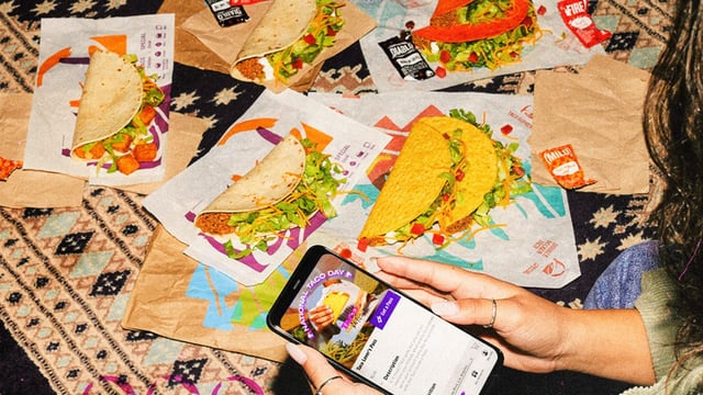 Taco Bell frequently adds new items to its menues and keeps prices low. 