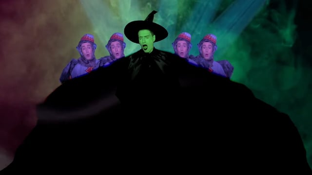 Randy Rainbow sings a "Defying Gravity" parody as Elphaba (Credit: YouTube.@RandyRainbowOfficial)