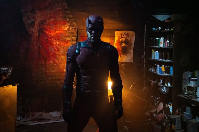 Matt Murdock (Charlie Cox) in Marvel Television's DAREDEVIL: BORN AGAIN, exclusively on Disney+. 