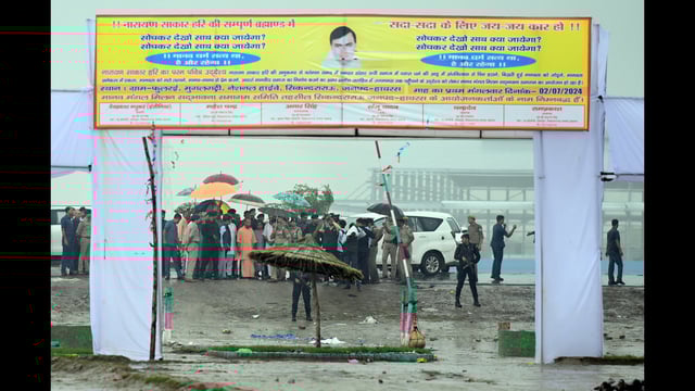 The incident took place on July 2, 2024 at Fulrai Mughalgarhi village under the Sikandararau police station of Hathras district (HT File Photo)
