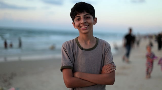 Abdullah Al-Yazouri was 13 years old when the documentary was filmed
