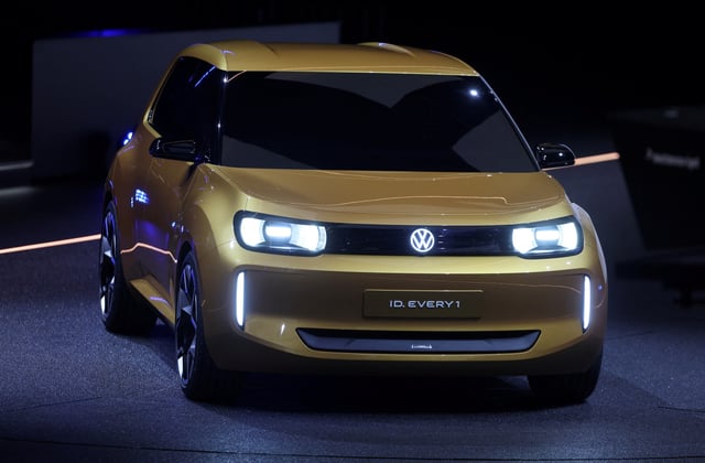Europe’s largest car maker Volkswagen AG presents its new electric car ID.EVERY1 at a cost about 20,000 euros in its basic configuration in Duesseldorf, Germany, March 5, 2025. REUTERS/Wolfgang Rattay/File Photo