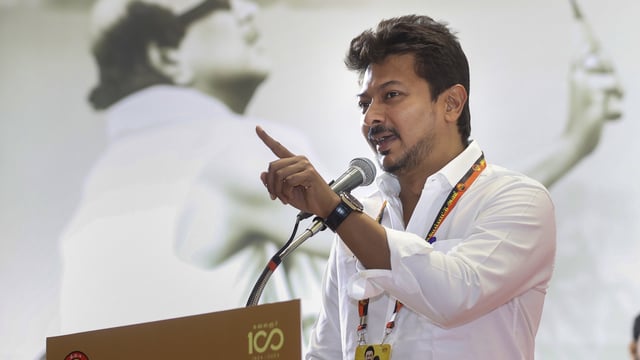 Tamil Nadu Deputy Chief Minister M Udhayanidhi Stalin