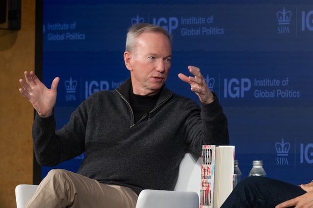 Eric Schmidt, Scale AI CEO Alexandr Wang, and Center for AI Safety Director Dan Hendrycks are sounding the alarm about the global race to build superintelligent AI.