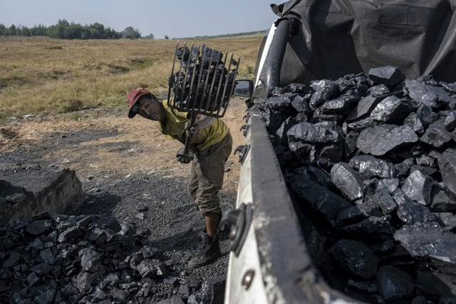 South Africa generates most of its electricity through coal