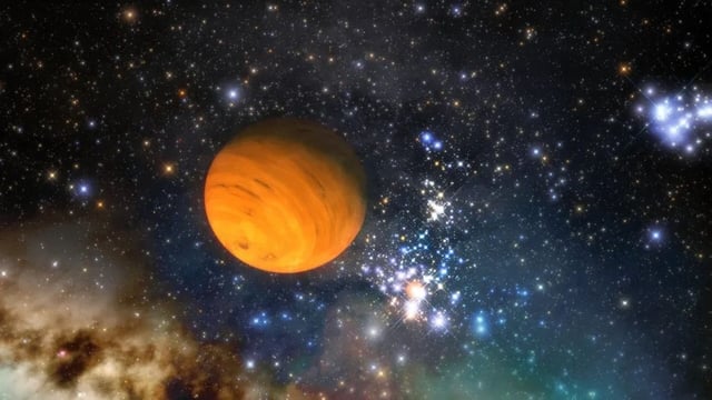 An illustration of the planetary-mass object SIMP 0136