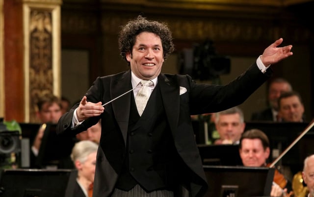 Gustavo Dudamel announced Tuesday, Feb. 7, 2023 that he will leave the Los Angeles Philharmonic for the New York Philharmonic in three years. (File photo by Ronald Zak, Associated Press)