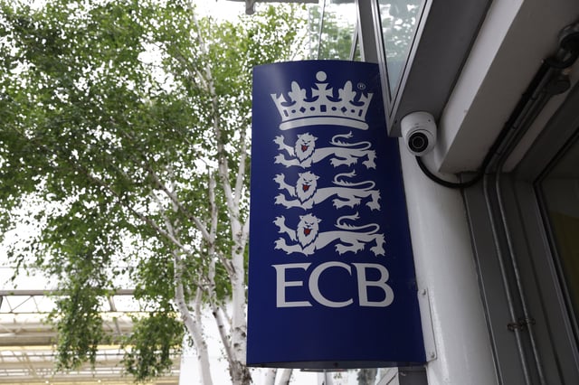 Cricket - Ashes - Second Test - England v Australia - Lord's Cricket Ground, London, Britain - June 28, 2023 General view of ECB signage before the start of the second test Action Images via Reuters/Peter Cziborra/File Photo