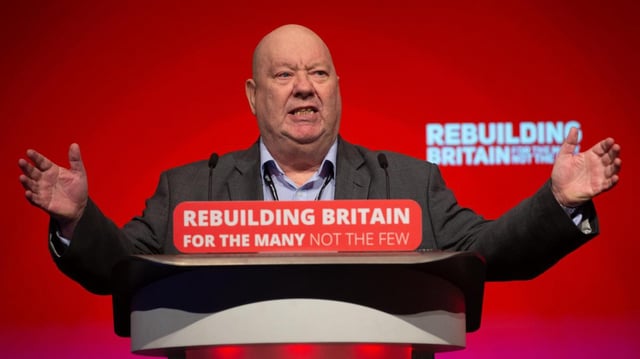 Joe Anderson at the Labour Party conference in Liverpool in 2018