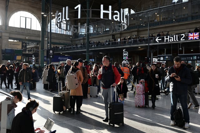 La gare du Nord, le 7 mars 2025.