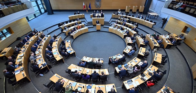 Der Thüringer Landtag in Erfurt