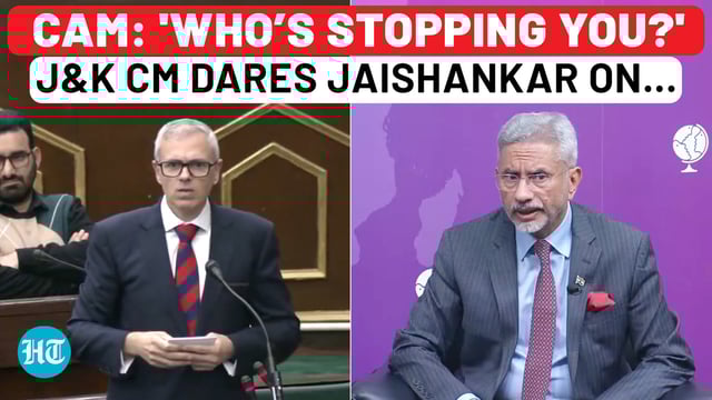 Fiery Clash: Omar Abdullah Hits Back at Jaishankar After EAM Gives Reality Check 