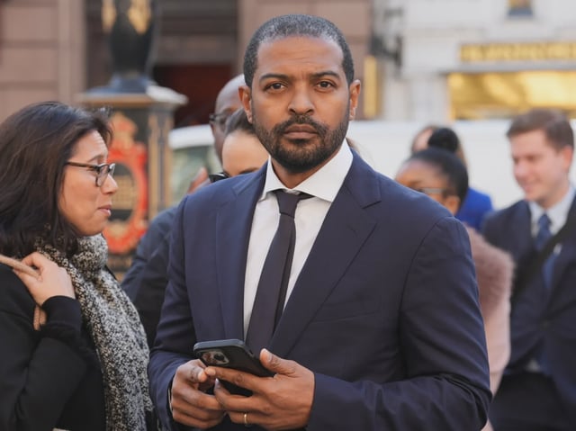 Noel Clarke arrives at the Royal Courts of Justice in London on Friday 7 March. Picture: Lucy North/PA Wire