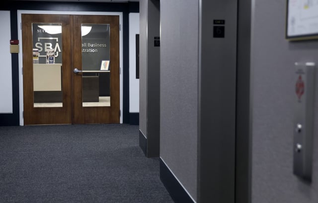The U.S. Small Business Administration office in Chicago on March 7, 2025.  The SBA is closing and moving its regional office out of Chicago.  (Antonio Perez/Chicago Tribune)
