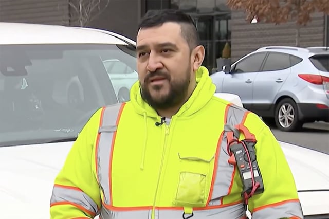 Jensy Machado was driving to work with two other men when he was stopped by ICE agents in  Virginia.