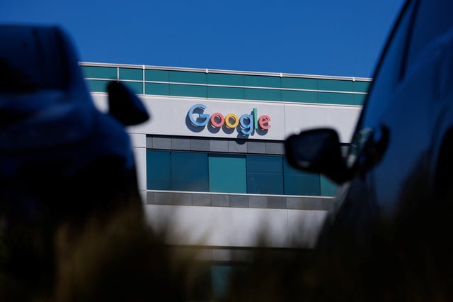 The logo of Google LLC is shown on a building in San Diego, California, U.S., October 9, 2024. REUTERS/Mike Blake/File Photo