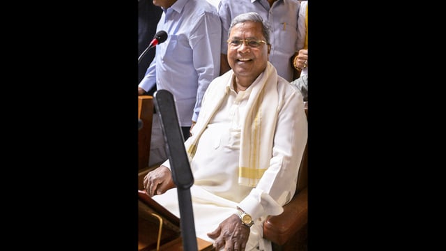 Karnataka chief minister Siddaramaiah (PTI)