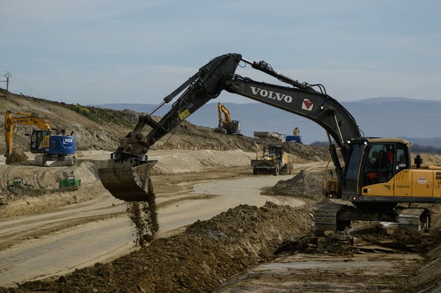 Le chantier de l’A69 est désormais à l’arrêt. Photo d’illustration.
