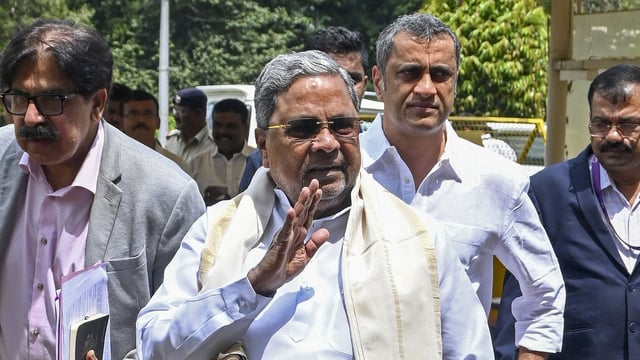 Karnataka Chief Minister Siddaramaiah.