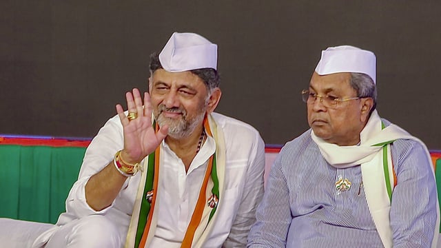 Hampi rape case: Karnataka Chief Minister Siddaramaiah and Deputy Chief Minister DK Shivakumar.