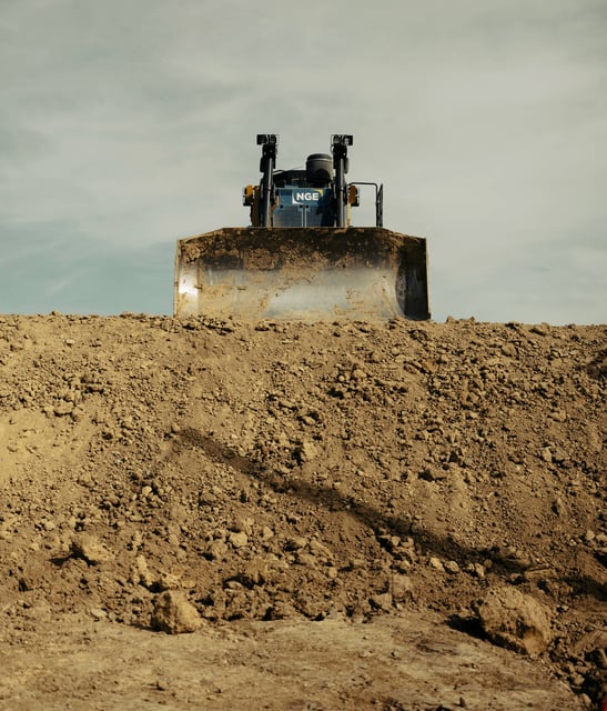 Sur le chantier à l'arrêt de l'A69, à Verfeil, le 4 mars.