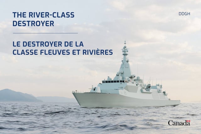 Canada announces contract award for the construction of the River-class destroyers