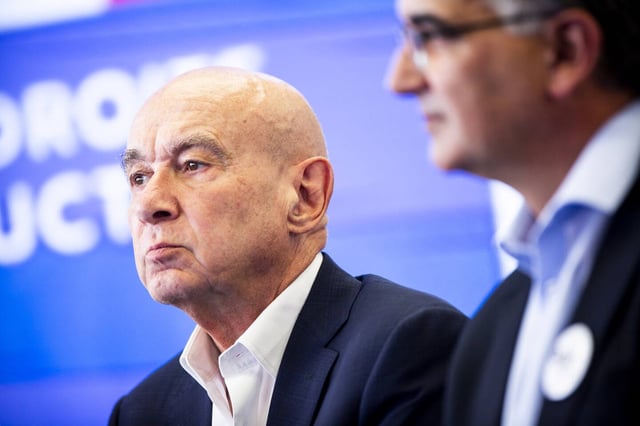 Le sénateur (Les Indépendants) de l'Allier Claude Malhuret à Montévrain, en septembre 2018.