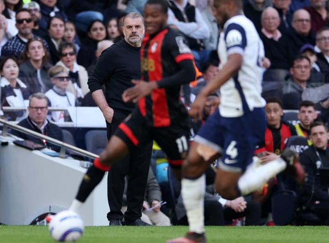 Soccer Football - Premier League - Tottenham Hotspur v AFC Bournemouth - Tottenham Hotspur Stadium, London, Britain - March 9, 2025 Tottenham Hotspur manager Ange Postecoglou Action Images via Reuters/John Sibley