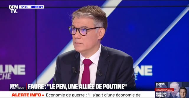 Le premier secrétaire du Parti socialiste, Olivier Faure.