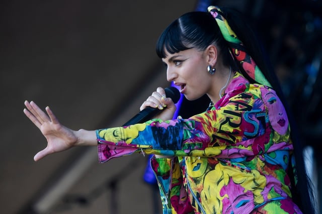 Rebecca Black performs during LA Pride in the Park at the Los Angeles State Historic Park on Saturday, June 11, 2022. Black will open 20 arena shows for Katy Perry this summer including stops at Honda Center and the Kia Forum in July 2025. (Photo by Drew A. Kelley, Contributing Photographer)