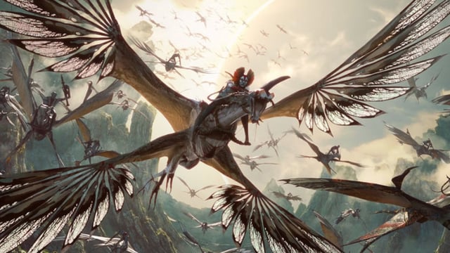 Airborne action in Avatar 3.