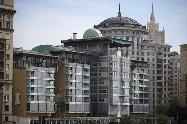 Britain's embassy building in Moscow.