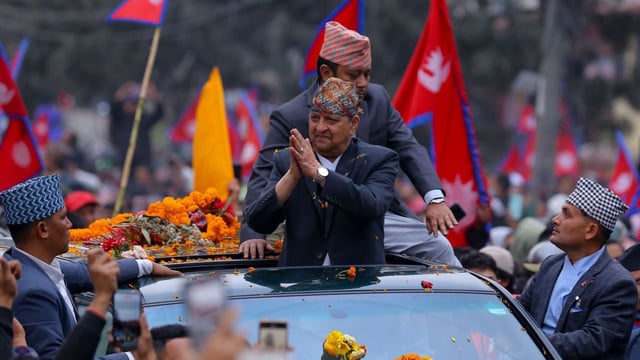 Gyanendra Shah was ousted in 2008 when the monarchy was abolished after widespread protests