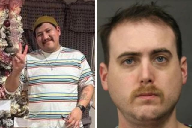 Ty Vaughn (R), 31, has been charged with murder in connection with the death of 27-year-old Luis Banos Norberto (L) in January.
