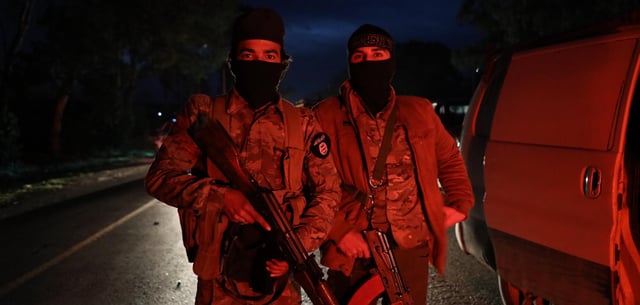 Soldaten der neuen syrischen Regierung