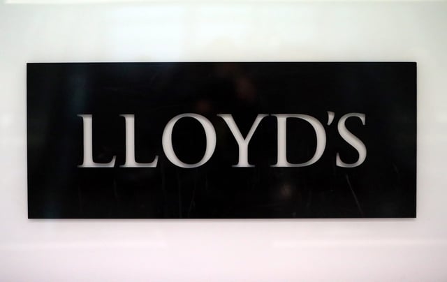 Signage is seen inside the Lloyd's of London building in the City of London financial district in London, Britain, April 16, 2019. Picture taken April 16, 2019. REUTERS/Hannah McKay/File photo