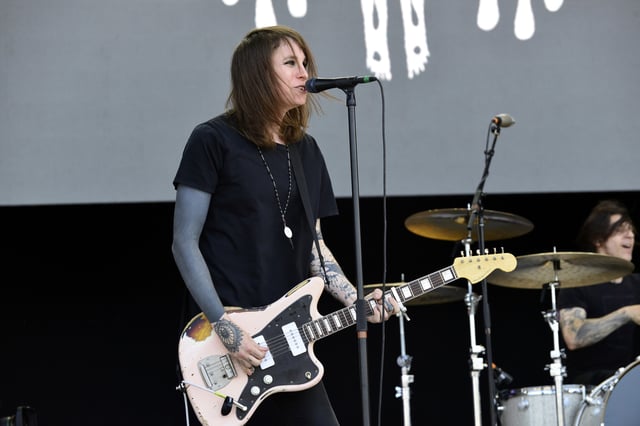 Laura Jane Grace and the Devouring Mothers perform at LOVELOUD Festival 2019 Powered by AT&amp;T at USANA Amphitheatre on June 29, 2019 in West Valley City, Utah.