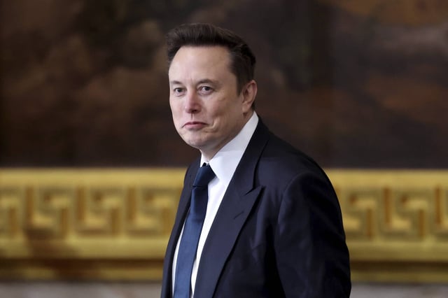 Elon Musk en janvier 2025 au Capitole.