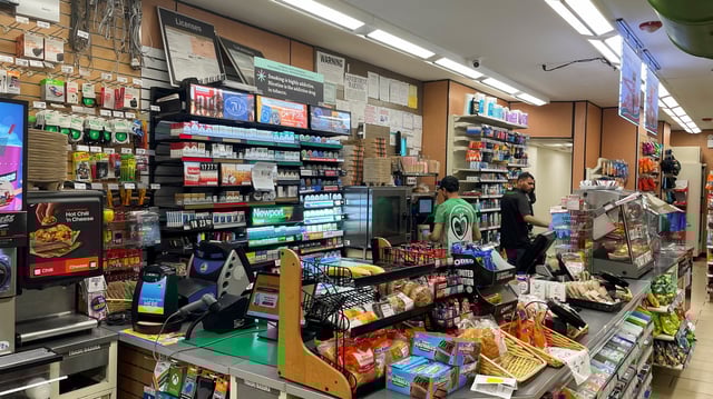 A general view of the tobacco section of a 7-Eleven store at Manhattan, in New York City, U.S., October 1, 2024. REUTERS/Jessica DiNapoli/File photo