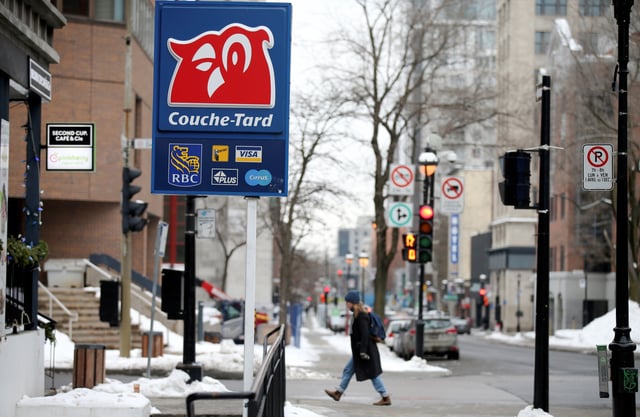 A Couche-Tard convenience store is seen in Montreal, Quebec, Canada January 13, 2021.  REUTERS/Christinne Muschi/File photo