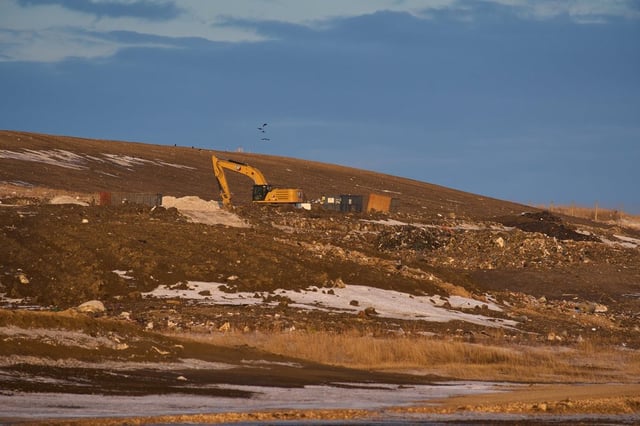 The Prairie Green landfill in Stony Mountain, Man., is shown on Feb. 26, 2025. THE CANADIAN PRESS/David Lipnowski