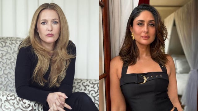Gillian Anderson and Kareena Kapoor talked about actors getting work done on their faces.