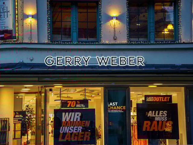 Gerry Weber muss nach einer gescheiterten Restrukturierung Insolvenz anmelden.
