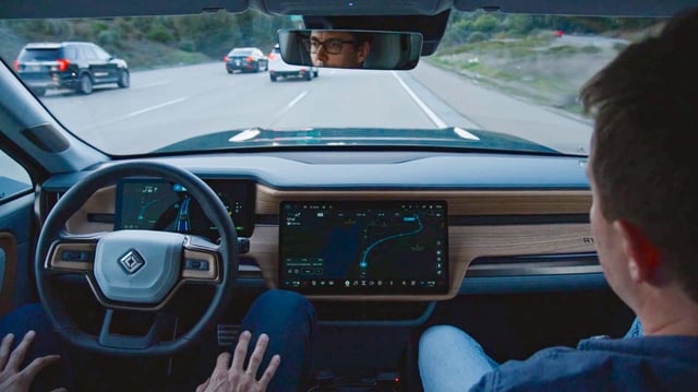 Rivian Just Added Hands-Free Driving And 'Rally Mode' In A Software Update:  Rivian R1S, Software