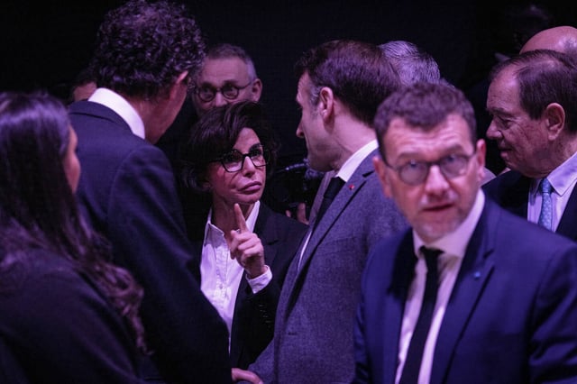 Rachida Dati à Clichy-sous-Bois (Seine-Saint-Denis), le 18 janvier 2024.