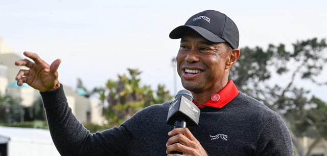Golflegende Tiger Woods im Februar bei einem Auftritt in San Diego