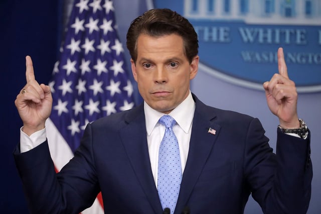 Anthony Scaramucci in the White House in 2017.