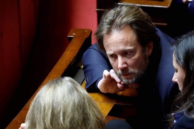 Boris Vallaud à l'Assemblée nationale, à Paris, le 5 février 2025.
